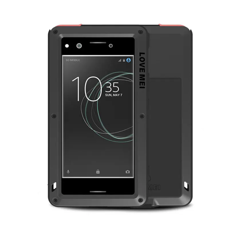 

Shockproof Metal Armor Cover for Song XZ Premium 360 Full Body Protector Heavy Duty Grilla Glass Coque for Sony Xperia XZ Case