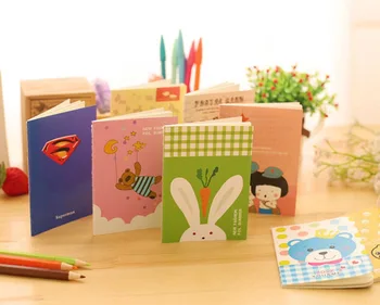 

2020 Fashion Special Cute Kawaii Notebook 4PCS/Lot Cartoon Animals Style Journal Diary Planner Notepad For Kids Student Gifts