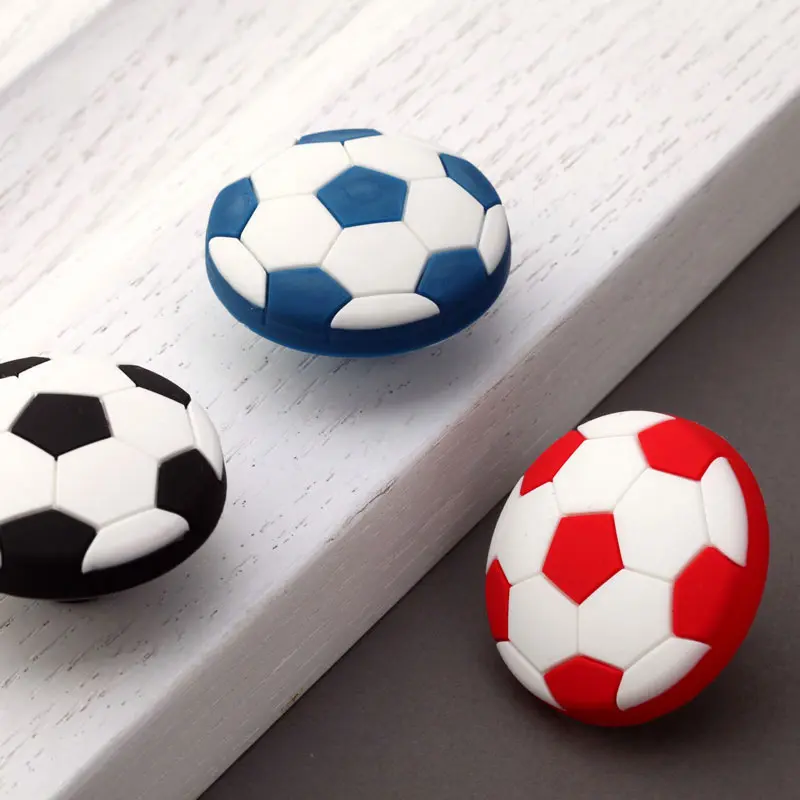 MEGAIRON 2018 World Cup Children football Shape Drawer Handles Kid Soft