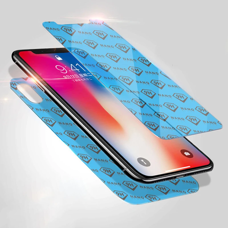 

(3-pack) Flexible Glass 9H Nano Flexible Glass Screen Protector Film For Apple Iphone X Screen Protector