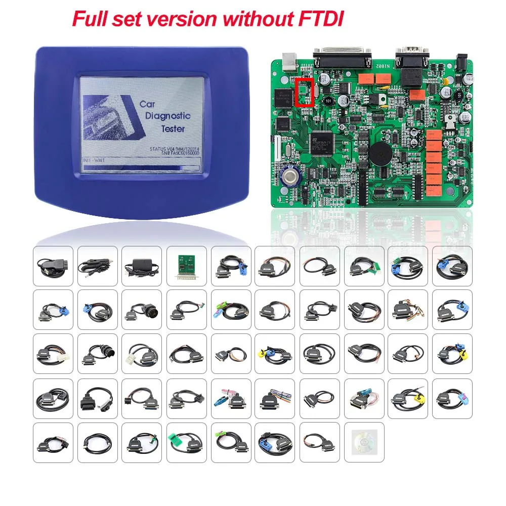 DHL Digiprog III V4.94 Digiprog3 с полным набором кабелей FTDI инструмент для коррекции одометра Digiprog 3 инструмент для коррекции пробега - Цвет: Full set version