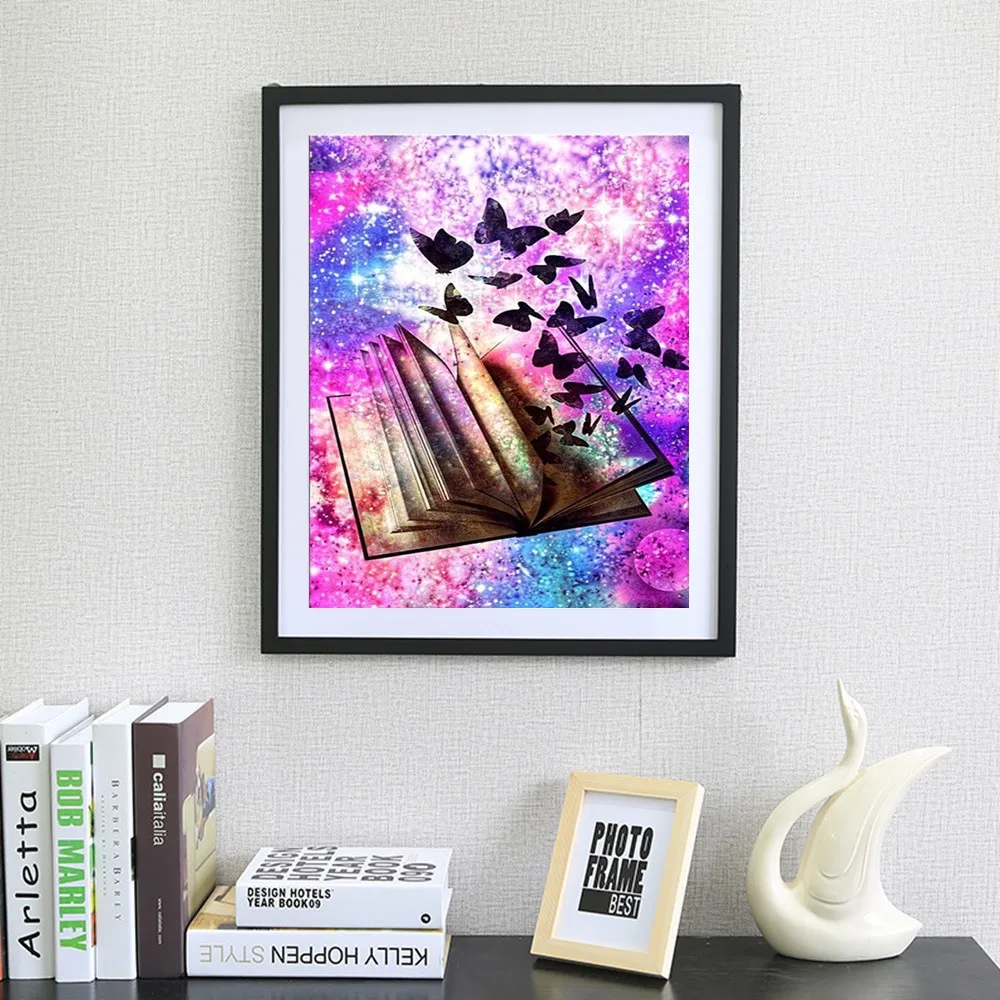 

Diamond embroidery scenery picture 5d Diy diamond painting cross stitch blue birds Full rhinestone pasted Crafts Needlework