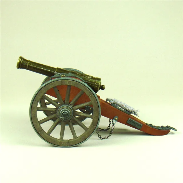 Antique Napoleon Iron Artillery Gun Replica Model Handmade Metal Cannon