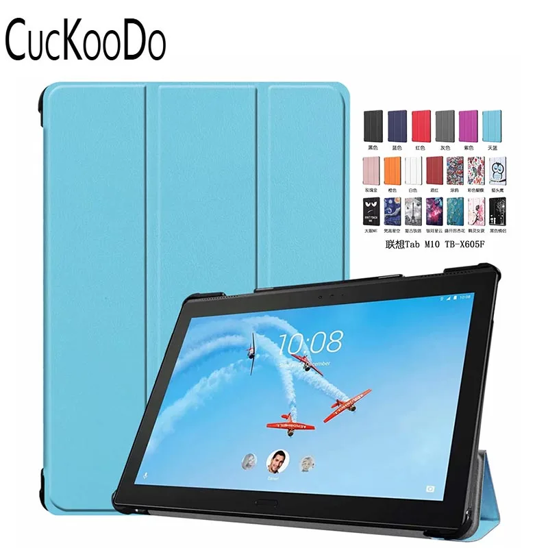 US $998.00 200Pcslot Ultra Slim Smart Shell Standing Cover with Auto WakeSleep For Lenovo Tab P10 101 TBX705F TBX705L Tablet