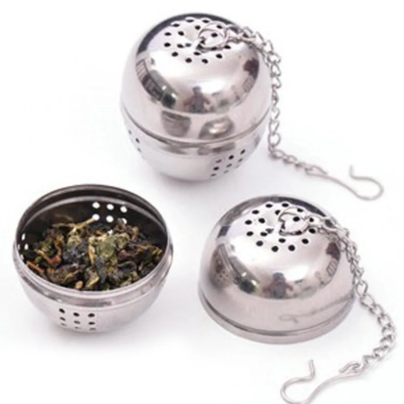 

1 Pcs Stainless Steel Ball Infuser Mesh Filter Strainer Loose Leaf Spice Filter Home Kitchen Accessories spice container