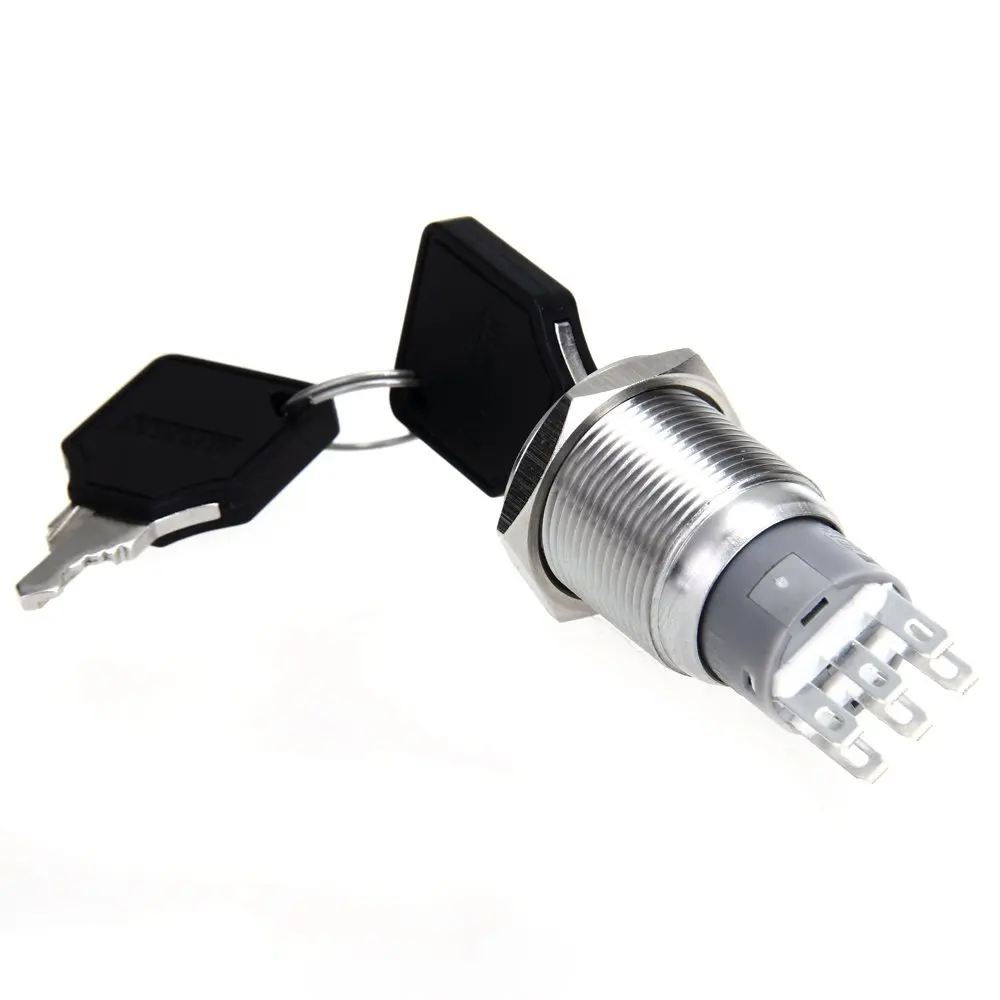 

key switch switch rotary switch 2 tray 19 mm stainless steel