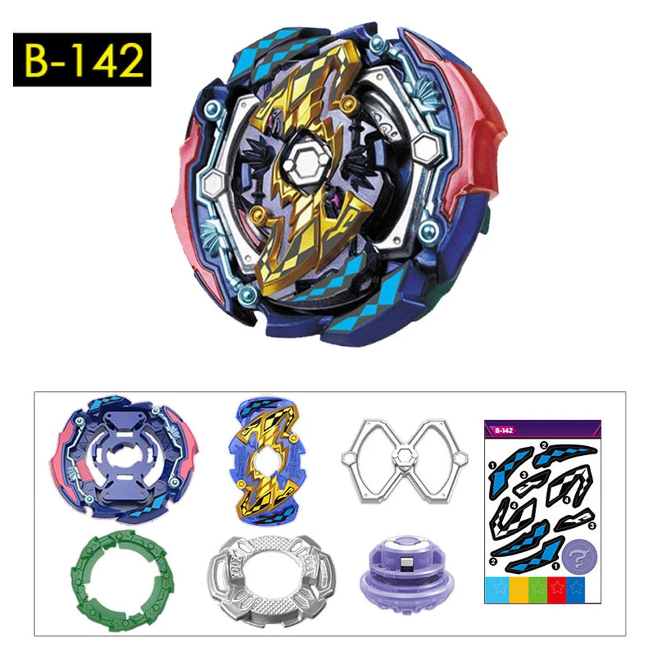 Tops пусковые игрушки Bey Bay Burst Toys B-142 B144 B143 Bables Fafnir Металл Спиннинг Топ лезвия игрушки Отправить Мальчик Дети