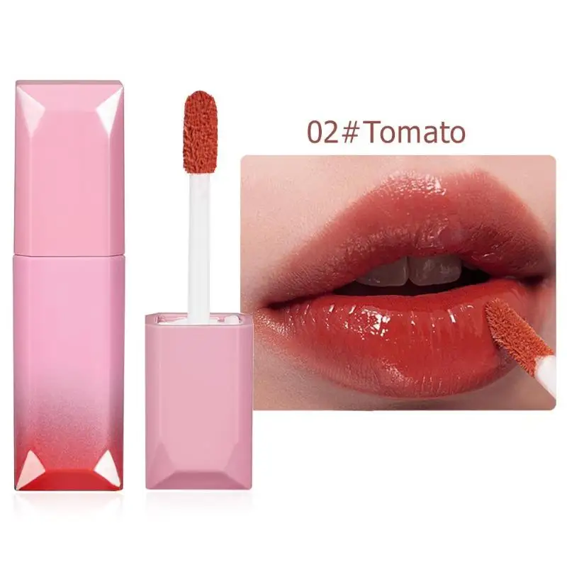 

1pc Waterproof Liquid Lip Gloss Lip Glaze Long Lasting Moisturizing Lip Gloss Liquid Lipstick Non-stick Lips Cosmetics Tool