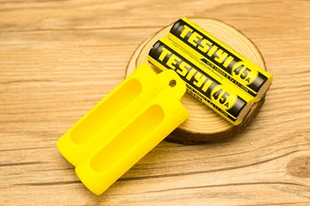 

2pcs/set TESIYI ICR 18650 battery 3.7V 3000mah 45A yellow-black High discharge rate rechargeable li-lon power batteries