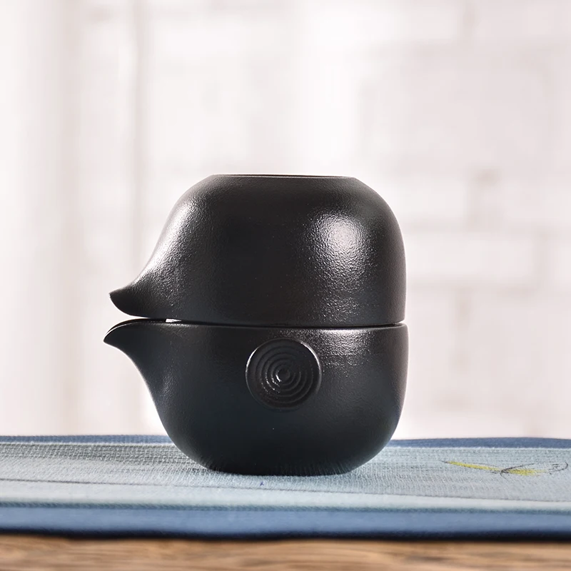 TANGPIN черная посуда керамическая чайник чашки чайные наборы портативный чайный набор для путешествия с дорожная сумка
