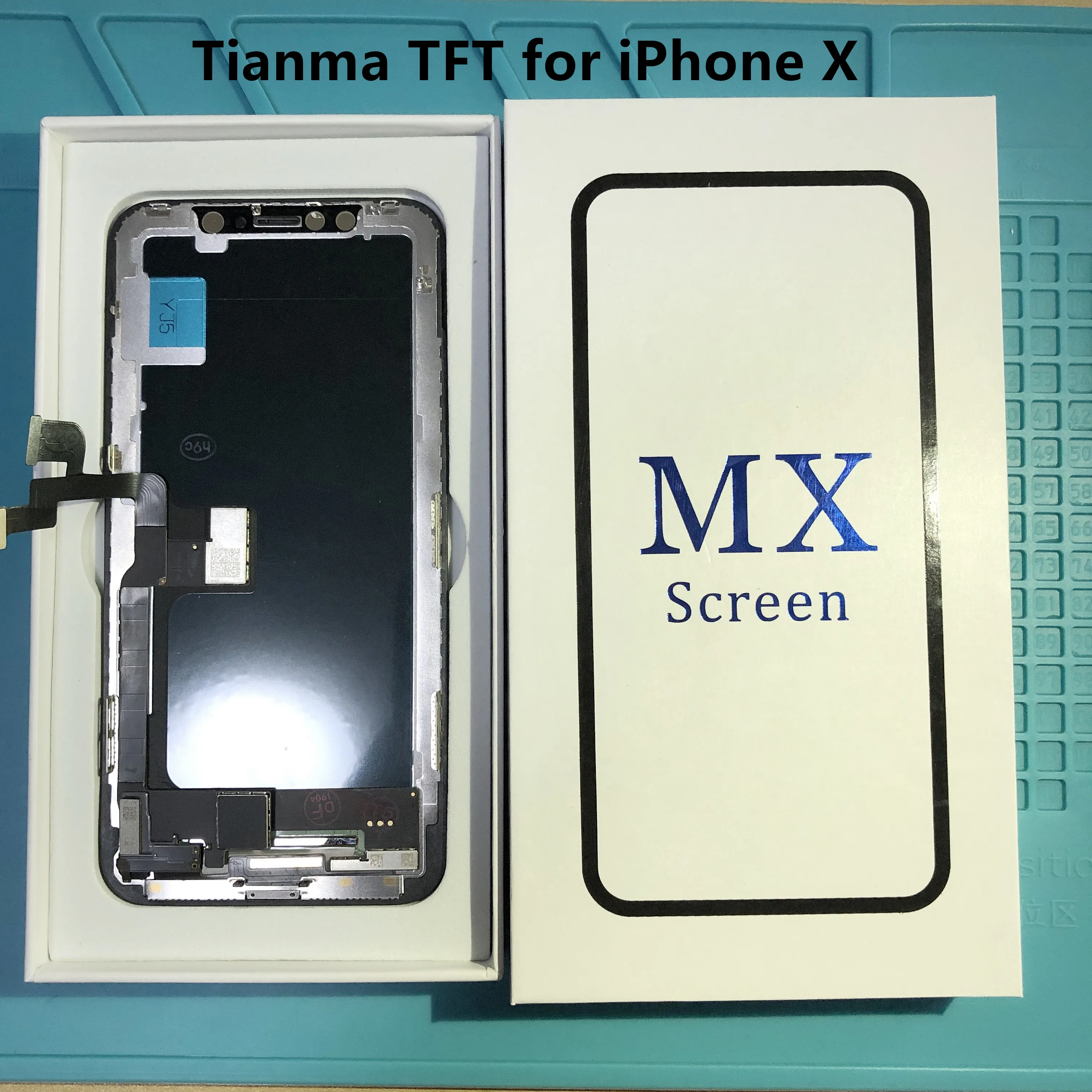 AAA+ Tianma Display for iPhone X Display and Digitizer Touch Screen Assembly with 3D Touch + Frame for iPhone X Full LCD Display