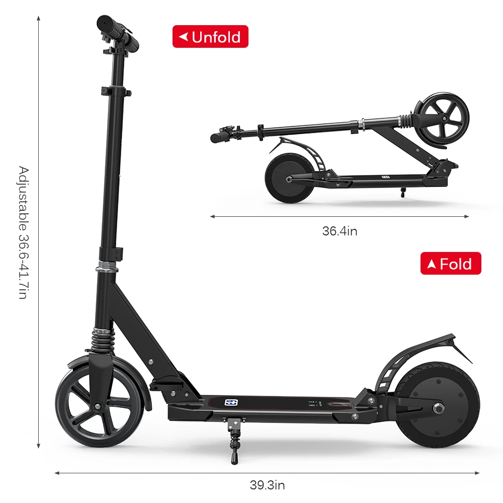 

outdoor foldable electric car mobility scooter 8IN Electric Scooter Foldable Commuting Scooter 220LB Bearing Capacity for Adults