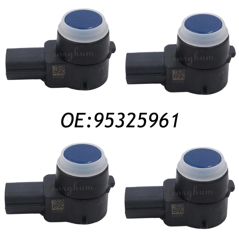 

4PCS PDC Parking Distance Control Sensor For GM 95325961 0263023560 Blue
