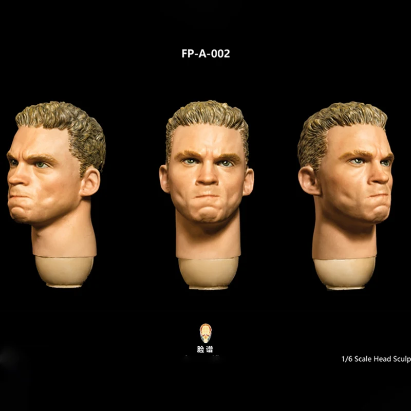 1//6 Facepoolfigure FPD002 Man Head Sculpt Carved PVC Model Fit 12/" Action Figure