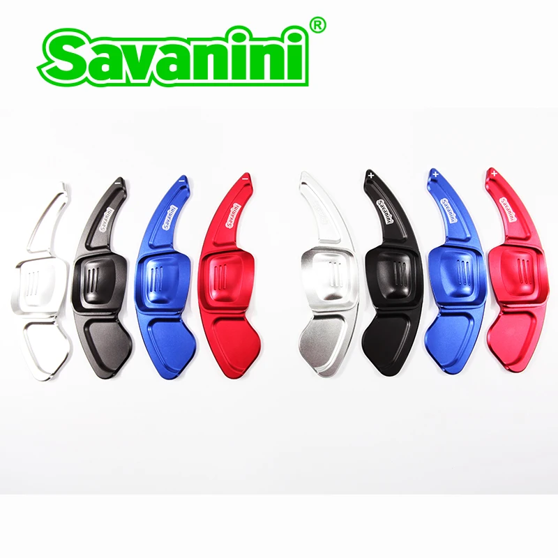 Best Savanini Aluminum Steering Wheel Shift Paddle Extension For Voklswagen Golf Alltrack Tiguan (2017) auto car accessories