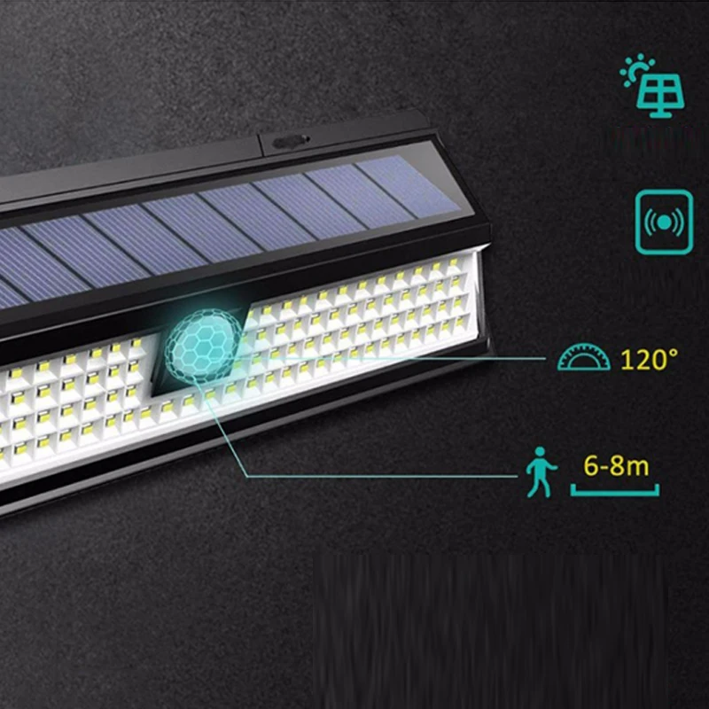 Sensor de Movimento da Lâmpada Solar à Prova Água ao ar Parede sem Fio Luz do Jardim Solar Dwaterproof Livre Iluminação Decoração Luzes Rua Lâmpada 90 - 118 Led 7 90118 solar luz do jardim led sensor