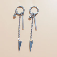 Поп Bangtan мальчиков альбом Цзиминь Треугольники серьги корейский Модные украшения аксессуары для мужские и женские серьги