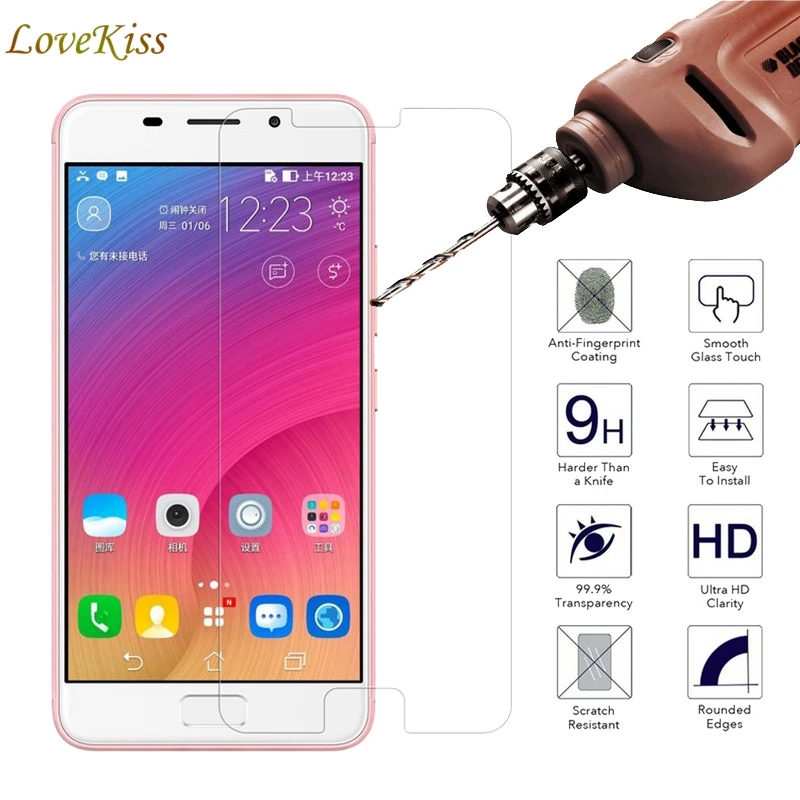 9H 2.5D 0.26mm Premium Tempered Glass For Asus Zenfone 3s Max ZC521TL