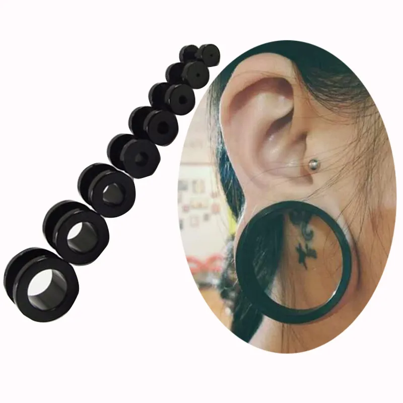 choose size 8 PAIR SET of Acrylic Screw Fit Tunnels Plugs Gauges Earlets.