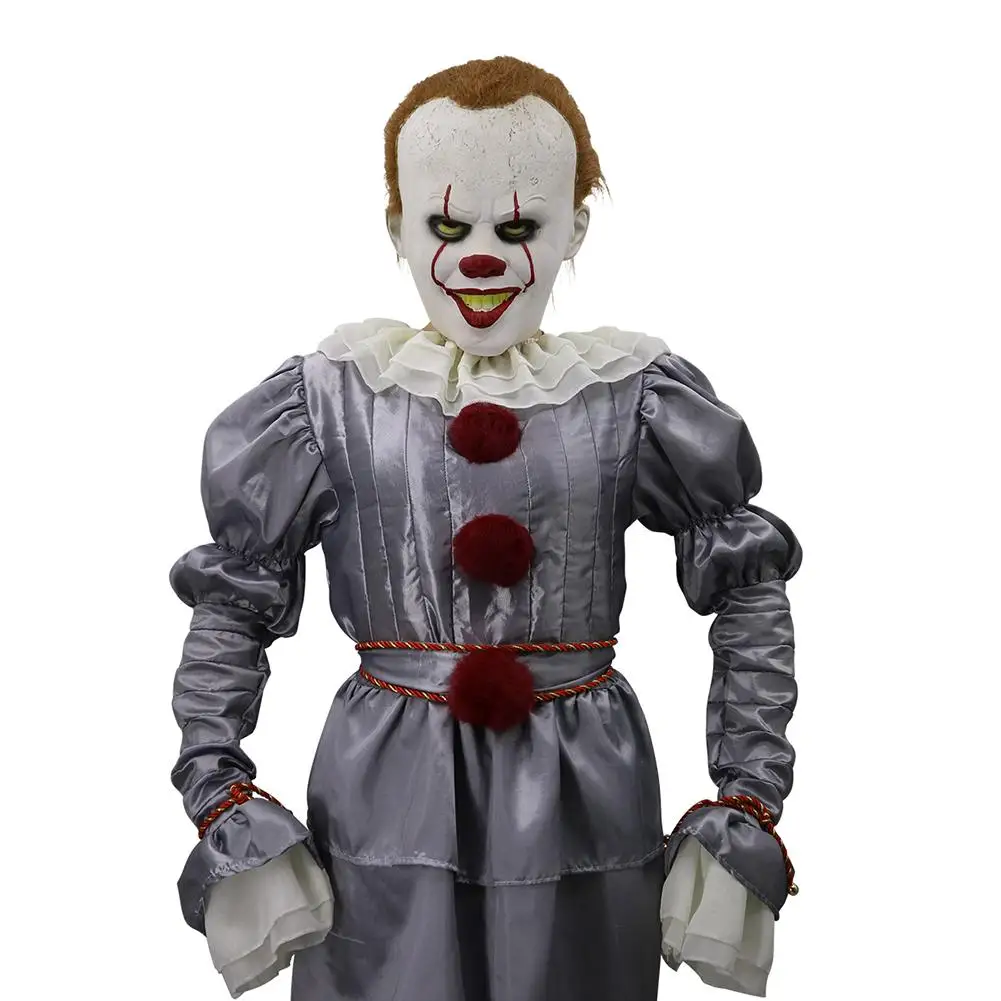 

Halloween Horror Clown Mask Clown Mask Cosplay Costume Props Lifelike Breathable Festival Decoration Halloween Accessories