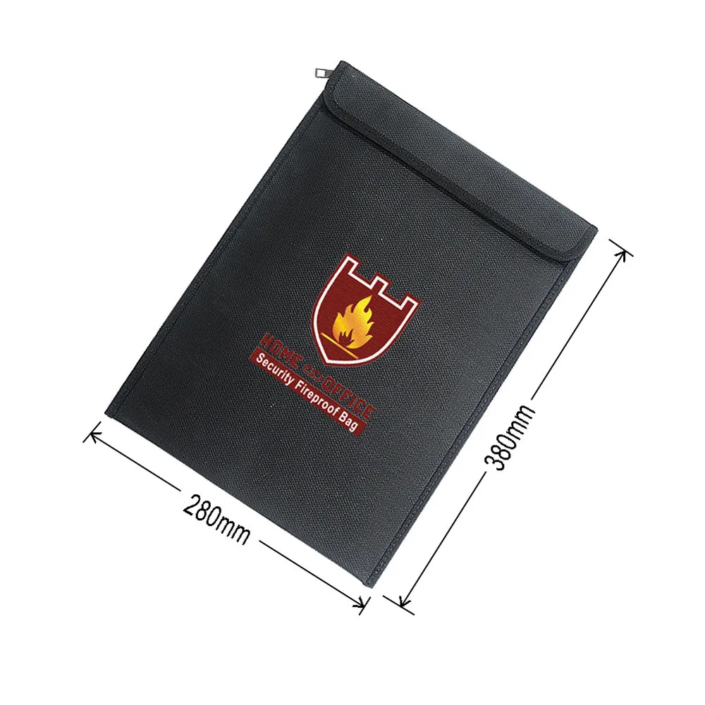 Fireproof Document Fire Resistant Pouch Document Waterproof Bag for