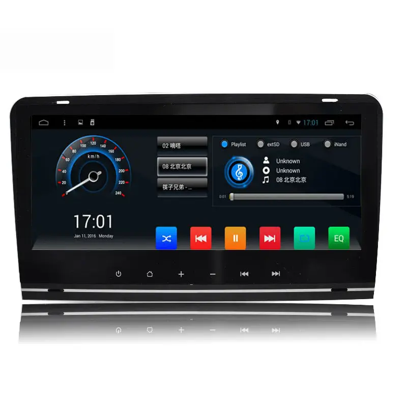 Sale Aoluoya IPS RAM 2GB+32GB Android 7.1 2 Din CAR Radio DVD GPS Player For AUDI A3 S3 2003-2011 Audio Navigation multimedia WIFI BT 3