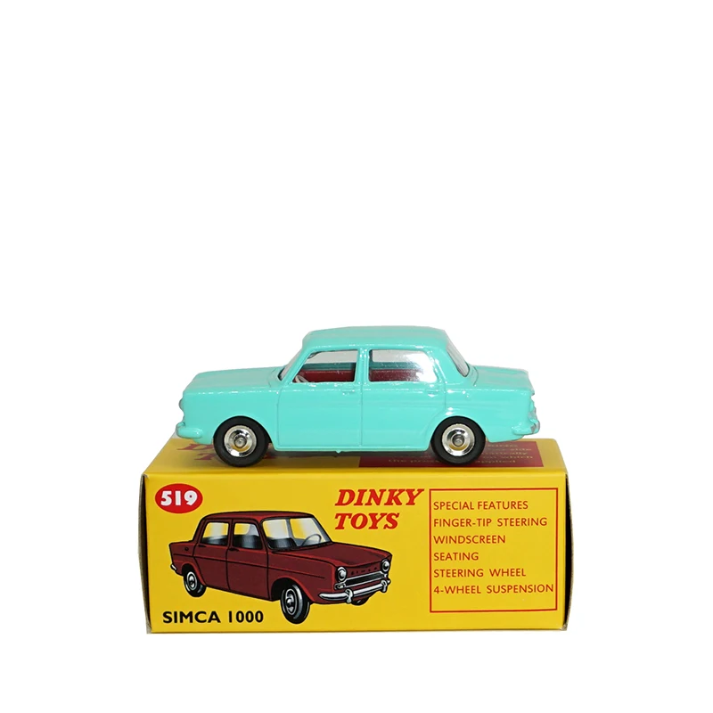 1:43 DeAgostini литья под давлением модель 519 SIMCA 1000 62 DINKY коллекция игрушек