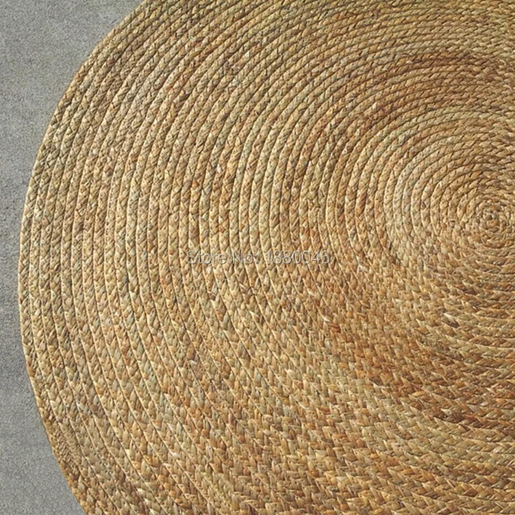 New Coming Southeast Asian Style carpet Natural Reed round carpet Hand-made rattan grass rugs and carpets for home living room