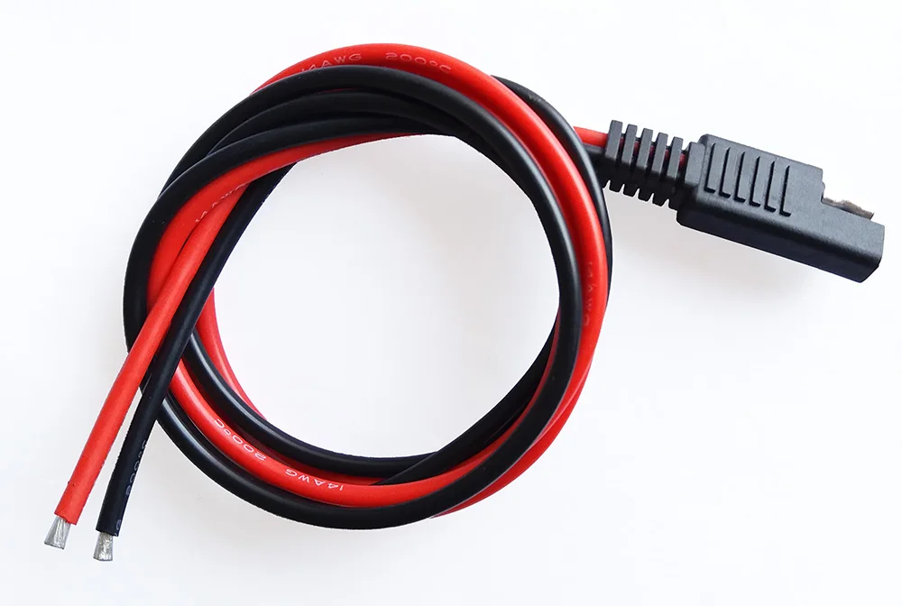 Вилка SAE быстрый разъем 20A/3239/14AWG медный шнур DIY кабель питания для автомобильного