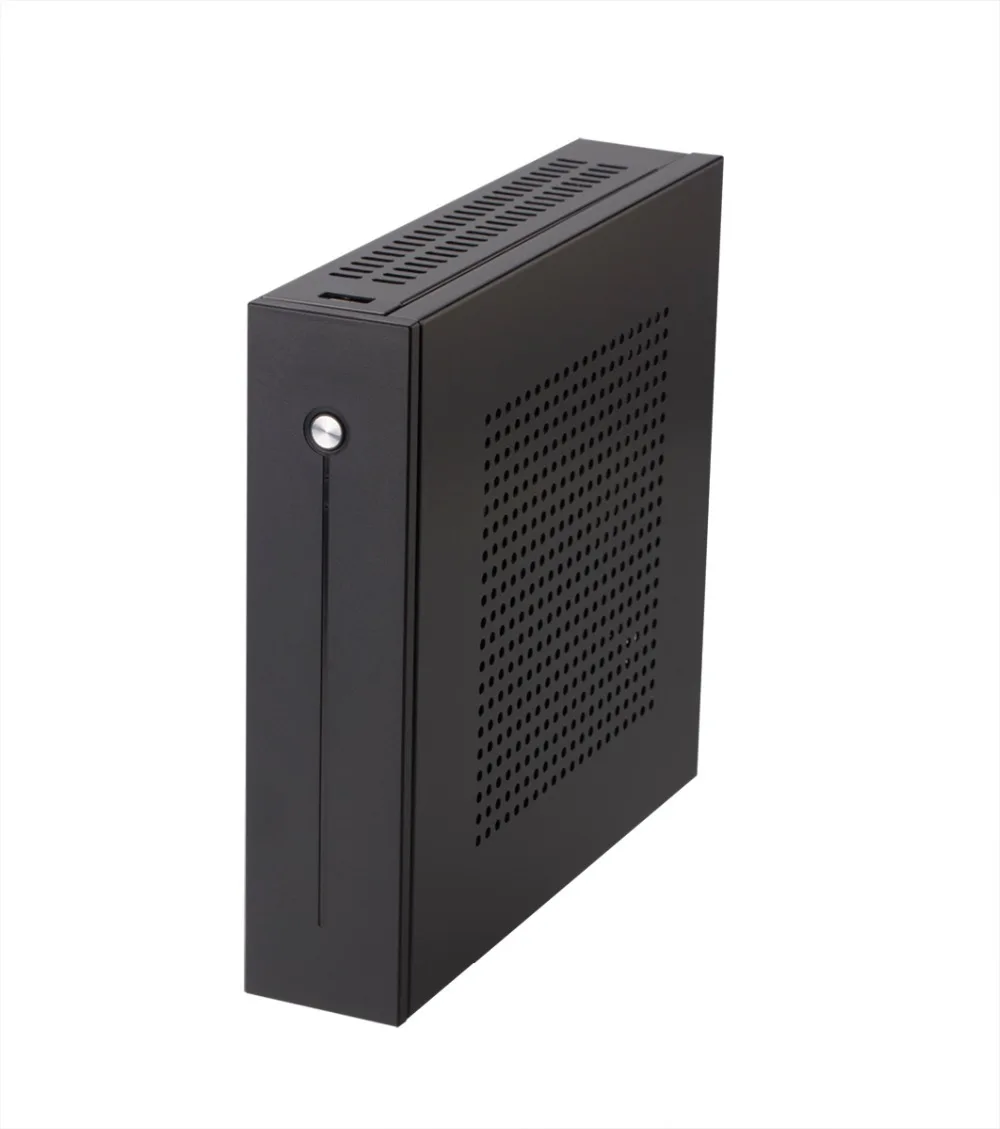 Чехол Realan SECC Mini ITX тонкий HTPC настольный компьютер с настенным кронштейном и VESA