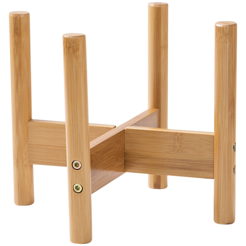 Bamboo floor washbasin rack bathroom bathroom shelf flower pot storage rack