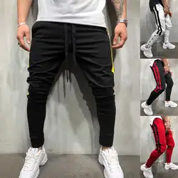Hirigin Unif Для мужчин s бегунов Мода Для мужчин карандаш пот Штаны тонкий спортивный Штаны хип-хоп Прохладный уличная Для мужчин одежда 2018 для