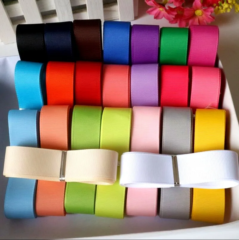 

5yards/lot 7/8''(22mm) 100% polyester solid grosgrain ribbon DIY bows crafts materials handicraft accessories