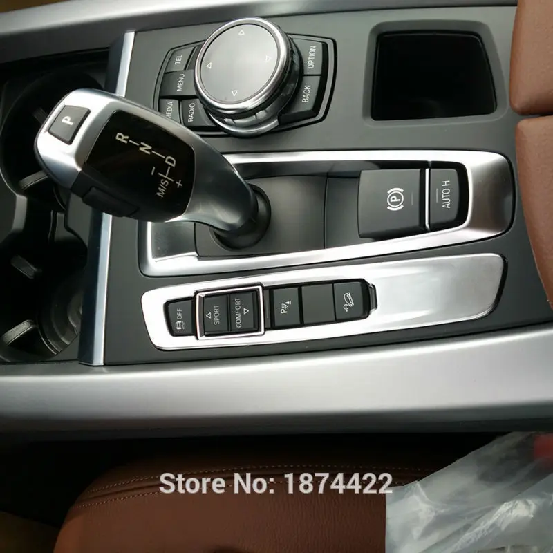 1 шт. для BMW X5 F15 X6 f16 2014 2017 автостайлинг интерьер автомобиля ABS хромированный режим