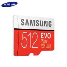 100% originale PER SAMSUNG Scheda di Memoria 512GB SDXC Ad Alta Velocità 100 MB/S Classe 10 UHS-I EVO PIÙ Micro SD Flash carta di Carta di TF