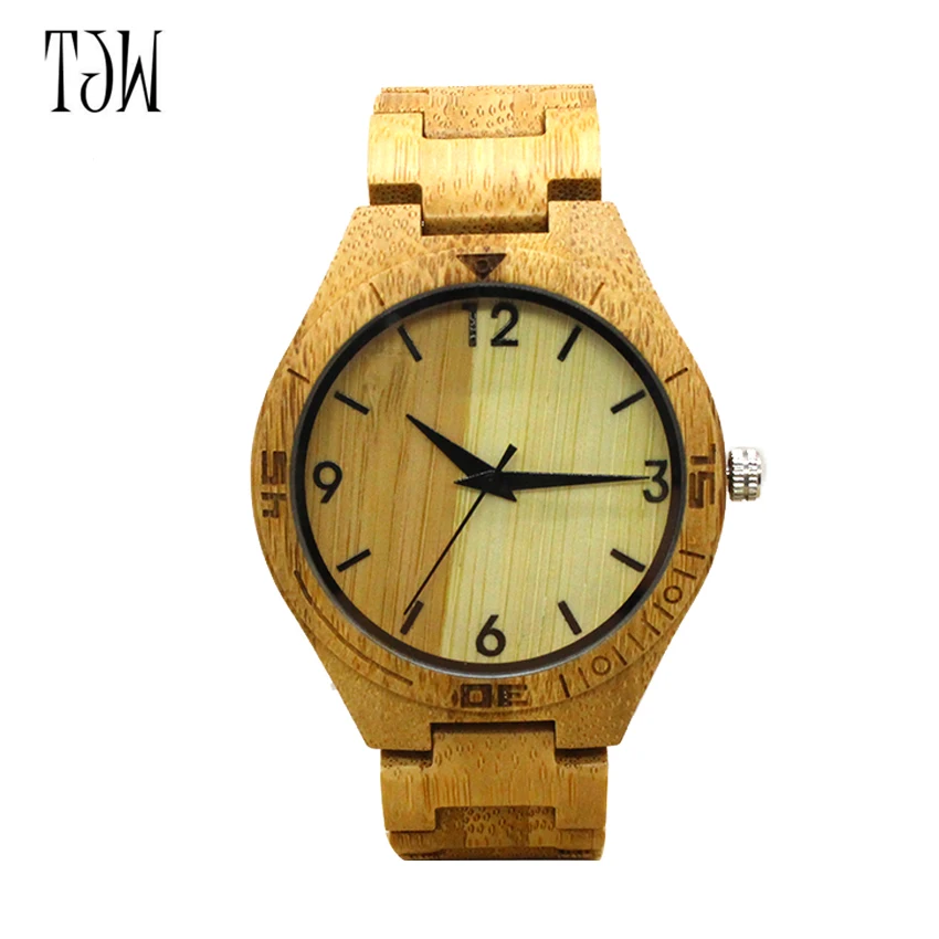 

TJW 2018 Hot Sale wrist watches bamboo wooden watches for men and women