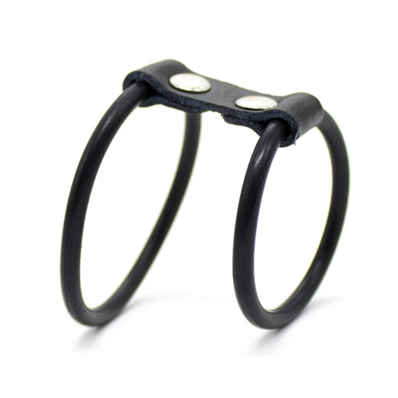 hc04702Leather Cock Rings Silicone (5)
