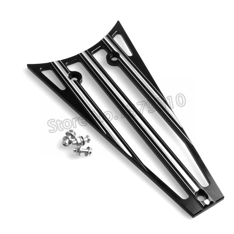 

For Harley Touring Road King Electra Glide FLHT / FLHR / FLTR / FLHX 2009-2013 Motorcycle Black Billet Frame Grill Aluminum