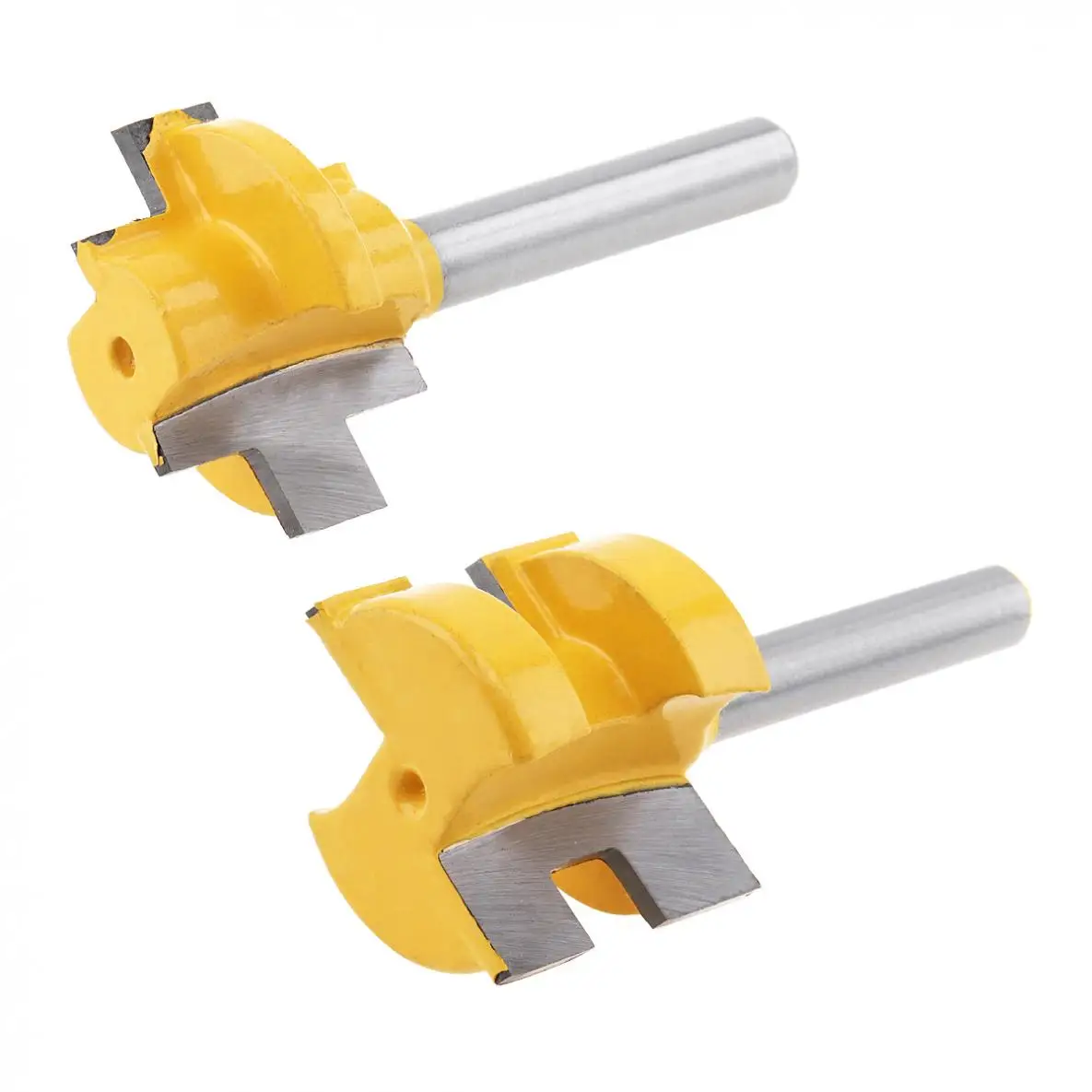 TORO Angle Milling Cutter 2pcs T-Shaped Square-Toothed Floor Panel Cutter Woodworking Cutter