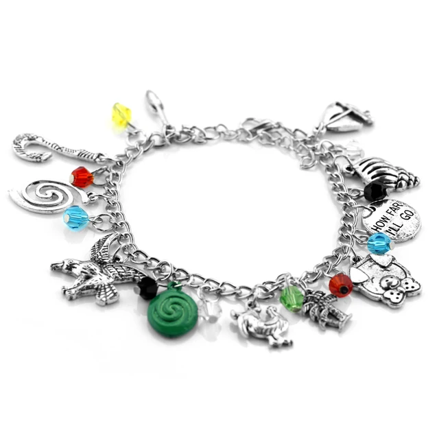 New Arrival Little Mermaid Charm Bracelet Animation Moana New Arrival Little Mermaid Charm Bracelet Animation Moana Bangle For Women Jewelry Valentine S Day Gift