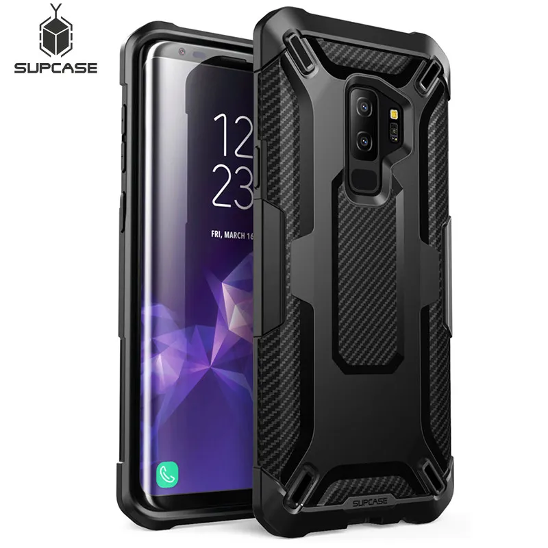 SUP чехол для Galaxy S9 Plus, единорог, жук, серия TPU+ Жесткий Поликарбонат, Премиум гибридный защитный чехол, задняя крышка