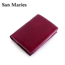 Пара Стиль масла Воск кожа Для женщин Женские Кошельки дамы кошелек масла Воск кожаный бумажник Lover короткие модные мужские Женские Кошельки