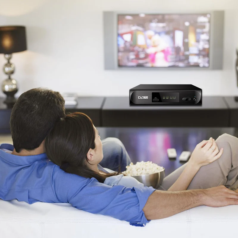 ТВ приставка 1080P HDTV DVB T/ T2 цифровой спутниковый Спутниковый ресивер HDMI/VGA/AV для ЖК