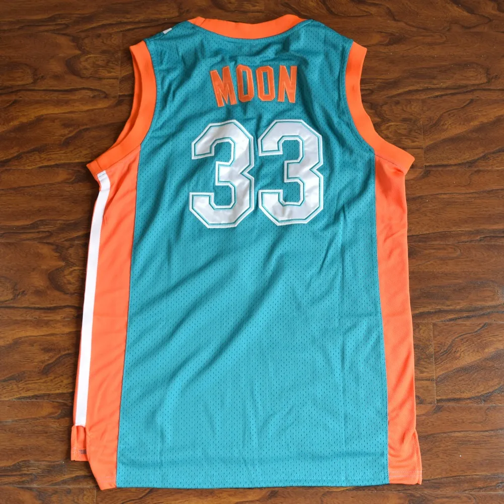 MM MASMIG Jackie Moon #33 Flint Tropics Basketball Jersey Stitched Green