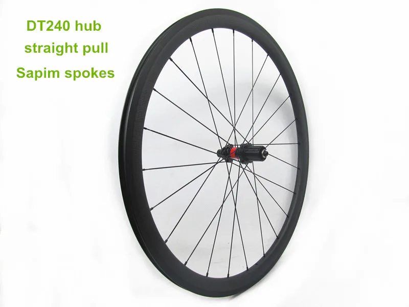 High end Chinese carbon wheelset 38mm 23mm 700C carbon fiber bicycle wheelsets DT240 hub 36 ratchets Sapim aero spokes 20H/24H