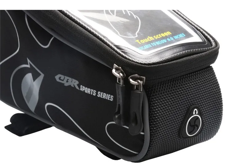 Perfect WEST BIKING Cycling MTB Bike Front Frame Top Tube Bag Bicycle Bags for 6 inch Phone Touch Screen Frame Front Tube Bicycle Bag 27