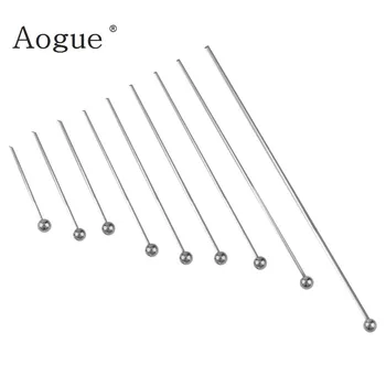 

Stainless Steel Ball Head Pins Bright Silver Tone For Diy Fashion Fine Jewelry Findings Accessories