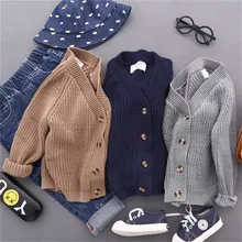 Г. Весенний кардиган для мальчиков; свитер; детская одежда; осенний кардиган для маленьких мальчиков; хлопковые свитера с длинными рукавами; Детские повседневные вязаные топы