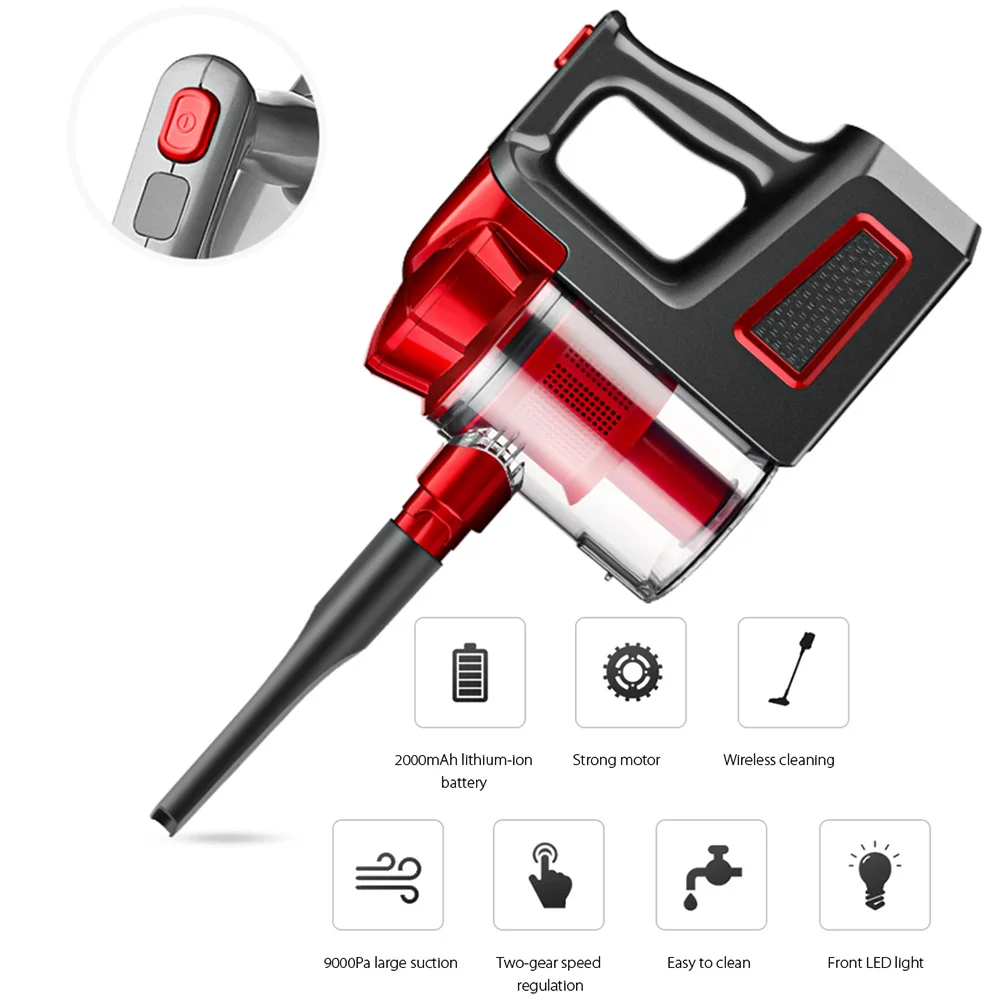 FIMEI 9000Pa 150W Portable Wireless Handheld Vacuum Cleaner Dust Collector Household Cleaner With 4 Cleaning Brushes 2