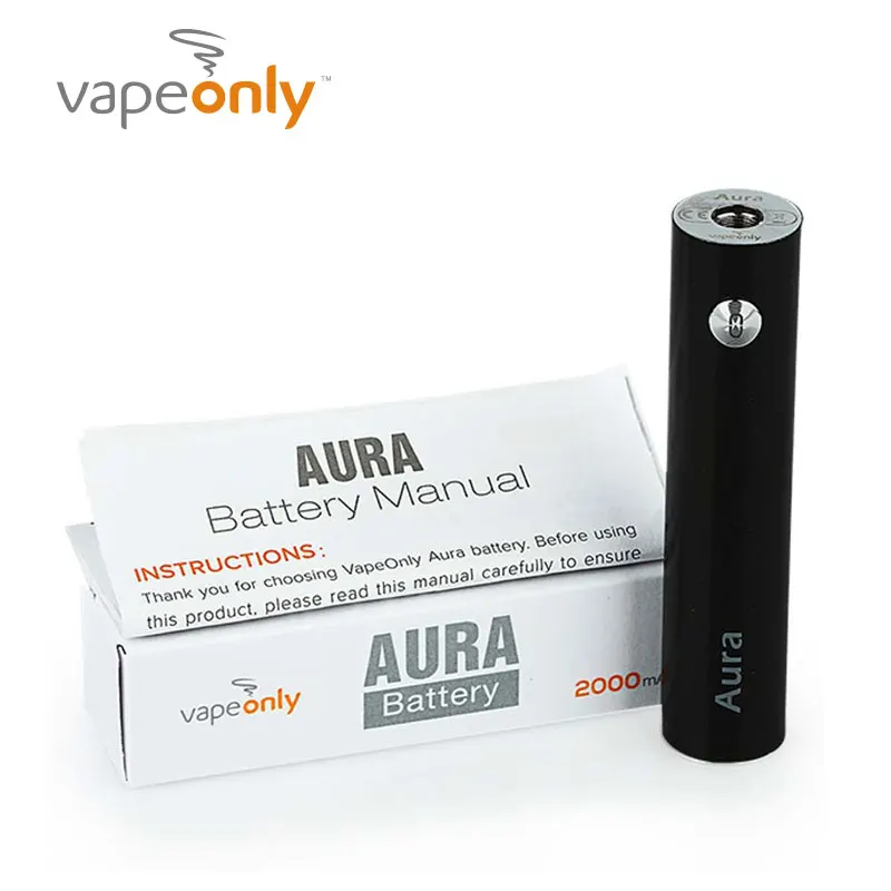 

100% Original VapeOnly Aura Mini Battery 1450mAh for 510 Thread Tank Atomzier Long Last Time Lithium Battery ECig EGo Vape